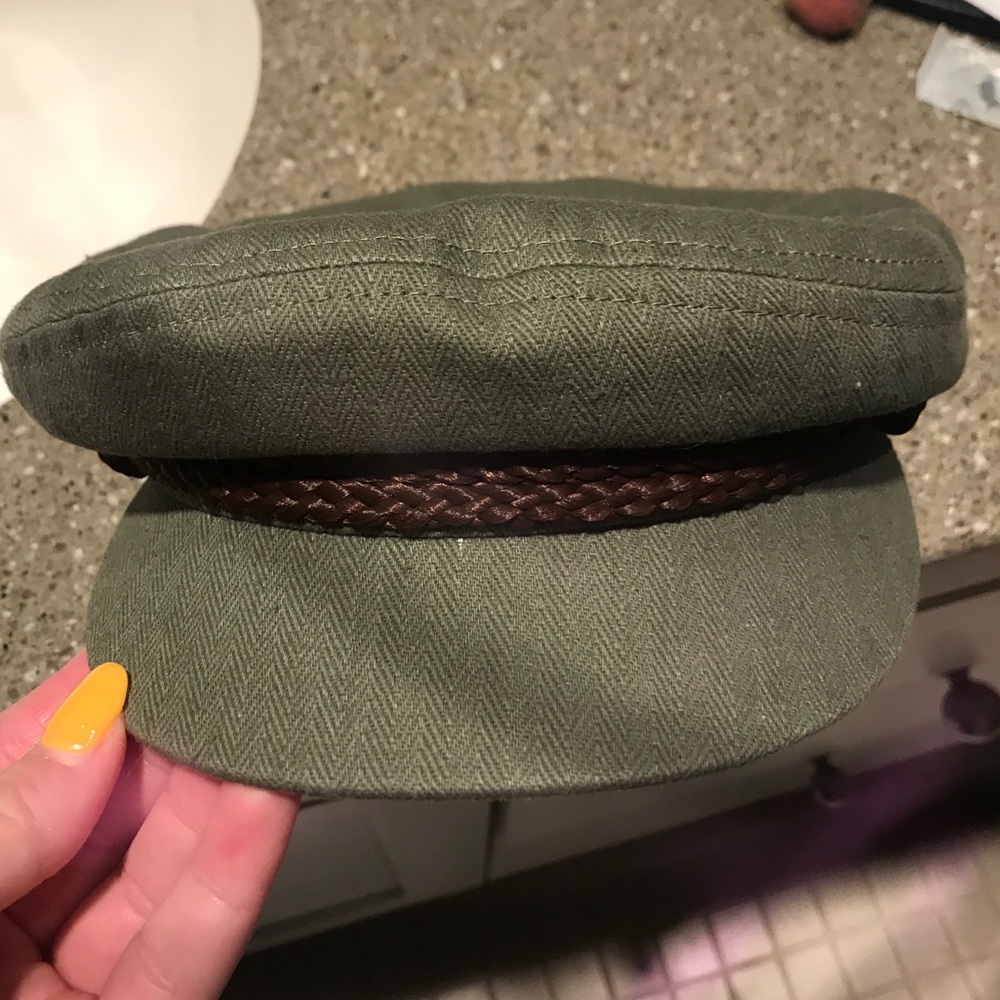 Brixton green fiddler cap